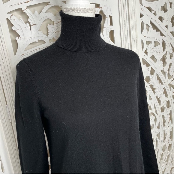 Polo Ralph Lauren Black Merino Wool Knit Dress - Picture 2 of 7